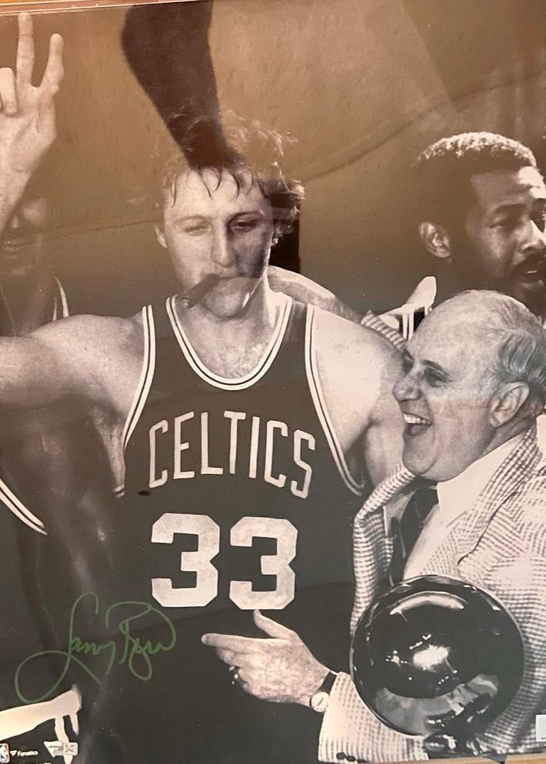 Larry Bird Signed 16x20 Photo Boston Celtics - Fanatics COA